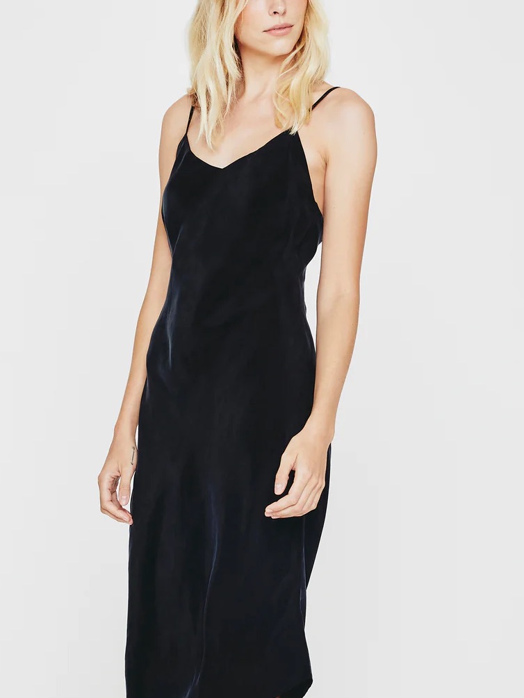 Nwt Adriano Goldschmied Midi Cocktail Slip Dress L